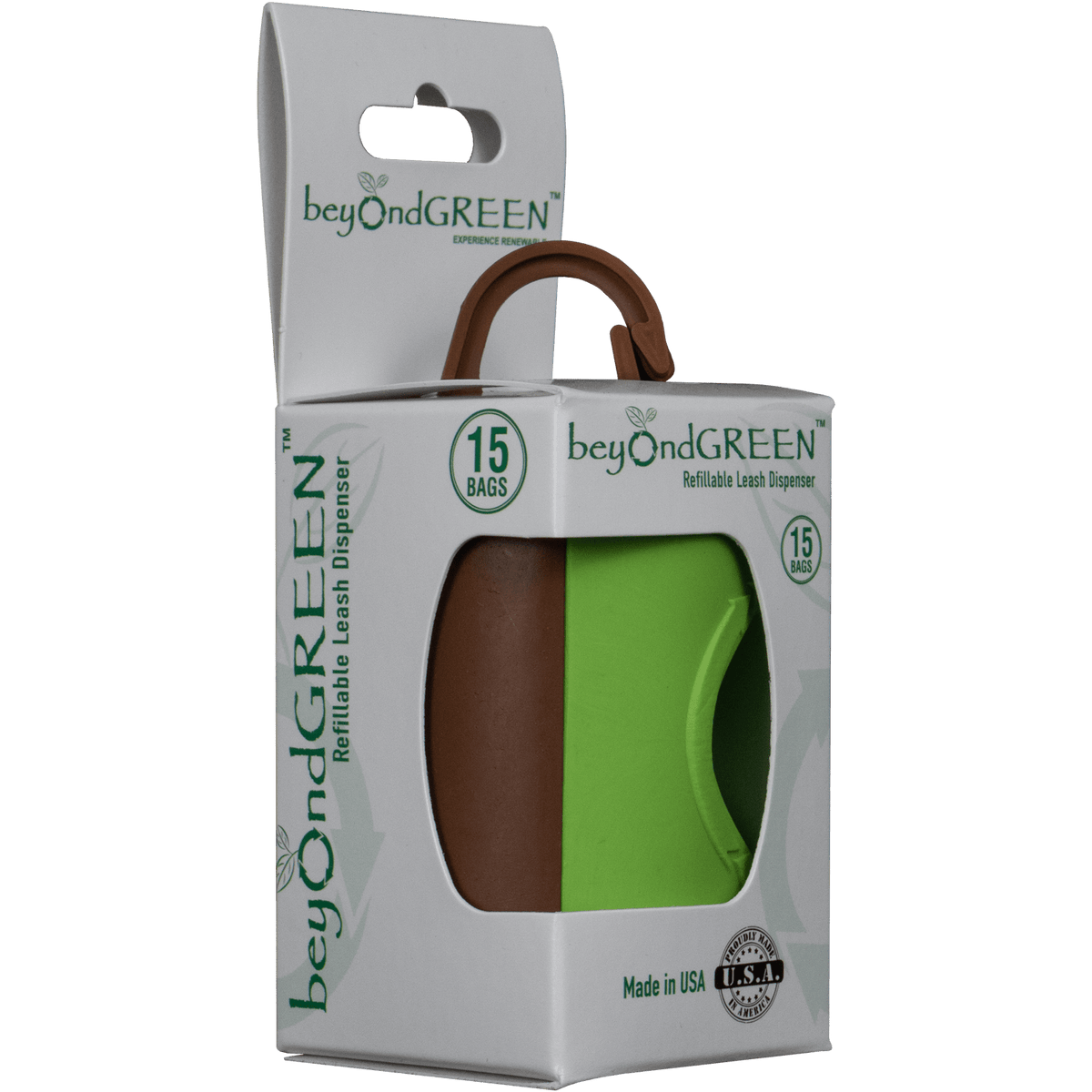 beyondGREEN Clip-On Waste Bag Dispenser